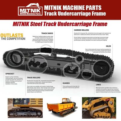 Excavator Undercarriage Parts Customized 6T Rubber Crawler Track Frame for OEM Buyers