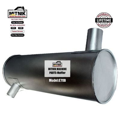 E70B Excavator Digger Exhaust Silencer Muffler Spare Parts for Construction Machinery