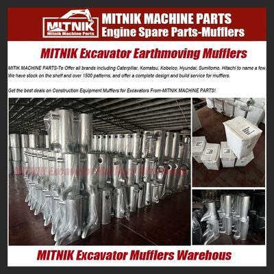 E70B Excavator Digger Exhaust Silencer Muffler Spare Parts for Construction Machinery