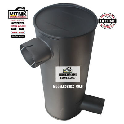 Excavator Spare Parts E320D2 Exhaust Muffler with Top Performance Pipes and Accessories