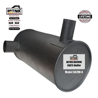 Excavator Silencer SK200-6 Exhaust Muffler for and Long-Lasting Construction Works