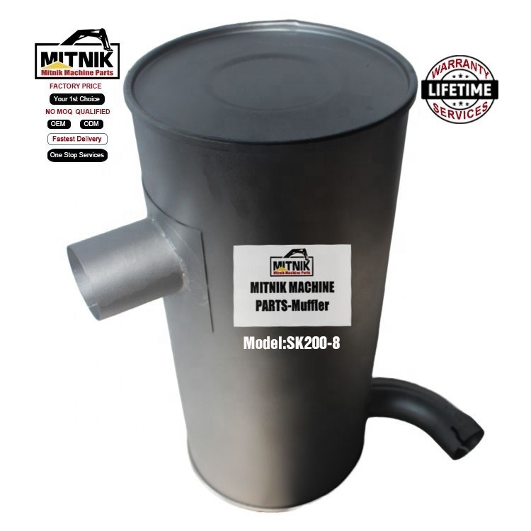 SK200-8 Excavator Exhaust Silencer Muffler with Advanced Technology